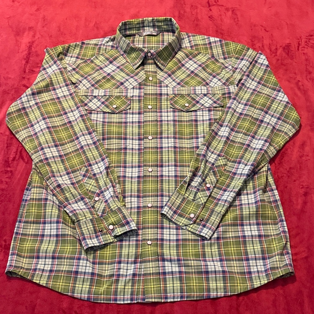 Stio Men's Multicolor Plaid Button Down Shirt